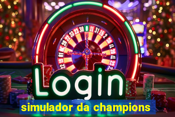 simulador da champions